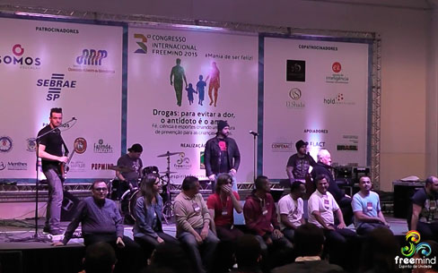 Apresentação das Viradas da Prevenção com a Banda Popmind